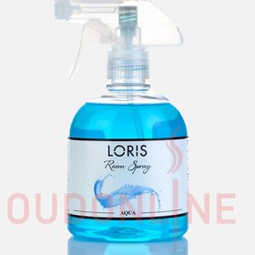 تصویر اسپری خوشبو کننده هوا لوریس LORIS مدل آکوا (Aqua) حجم 500 میلی لیتر 