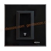 تصویر پریز ارت ویرا مدل ویرا پرو کلاسیک مشکی Veera Switch And Sockets Pro Classic Black