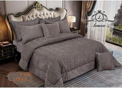 تصویر سرویس لحاف روتختی شانل ترک - کرم طلایی Chanel Turkish counterpane cover set