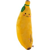 تصویر عروسک موز بالشتی ۵۰ سانتی نانو نرم 