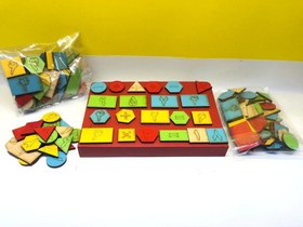 تصویر بازی سکه آموزشی چوبی 