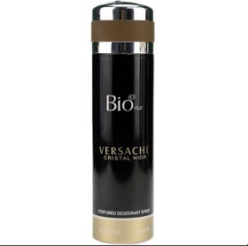 تصویر اسپری بدن بیواستار ورساچه کریستال نویر(BioStar VERSACE Crystal Noir Body Spray)-حجم 200 میل BioStar VERSACE Crystal Noir Body Spray For Women