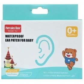 تصویر چسب محافظ گوش حمام نوزاد ضد آب 