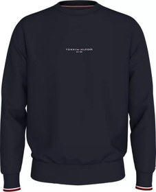 تصویر سویشرت اورجینال برند Tommy hilfiger مدل TOMMY LOGO TIPPED CREWNECK کد 812742308 