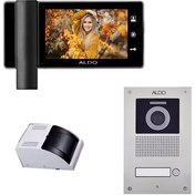 تصویر پکیج آیفون تصویری 728m آلدو با پنل ساده 