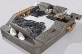 تصویر تخت خواب دو نفره هوشمند ماکیلا 