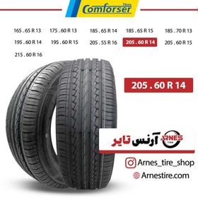 تصویر تایر کامفورسر سایز 205/60R14 مدل CF510 Comforser CF510 205/60 R14