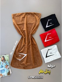 تصویر حوله پنل دار جیم شارک 