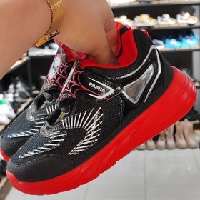 تصویر کفش بچگانه پسرانه طرح اسپایدرمن (مرد عنکبوتی) سایز 34 - 34 Spiderman shoes