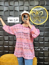 تصویر تونیک سایز بزرگ زنانه و دخترانه کد 4032 