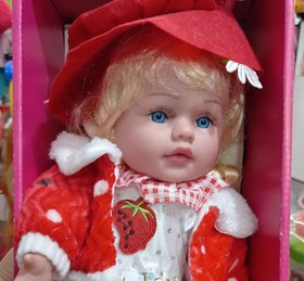 تصویر عروسک آواز خوان ۱۶ اینچ طرح سرامیکی 