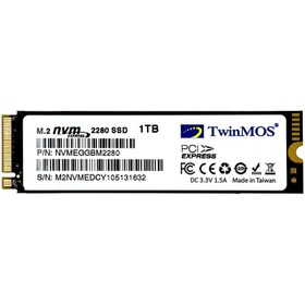 تصویر اس اس دی اینترنال تویین موس M.2 NVMe مدل AlphaPro ظرفیت 1 ترابایت TwinMOS NVMe AlphaPro M.2 NVMe SSD 1TB