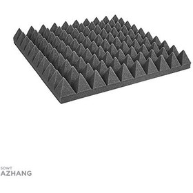 تصویر فوم آکوستیک هرمی وین مدل Pyramid Foam 5cm 17.5kg WIN Acoustic Pyramid Foam 5cm 17.5kg