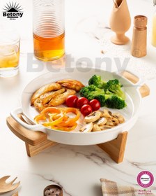 تصویر تابه گریل گرد بتونی 