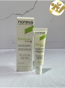 تصویر کرم ضد جوش و آبرسان اکسفولیاک Exfoliac گلوبال 6 نوروا Noreva Exfoliac Global 6 Anti-Acne and Hydrating Cream-30ml