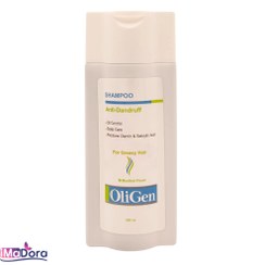 تصویر شامپو مناسب شوره برای موهای چرب 250میل الی ژن Oligen Anti Dandruff Shampoo For Greasy Hair 250ml