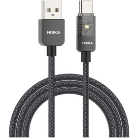 تصویر کابل USB به TYPE-C هیسکا مدل HISKA LX-891AC HISKA