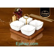 تصویر اردو خوری لمون مدل برگ کد ۱۵۰ با فریم چوبی 