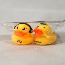 تصویر اسباب بازی اردک حمام دو عددی 