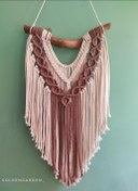 تصویر دیوارکوب مکرومه مدل گیسو Gisoo Wallhanging macrame