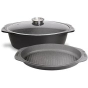 تصویر تابه مرغ ماهی برند mgs سه تیکه سایز 38 