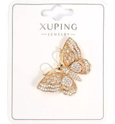 تصویر گل سینه طرح پروانه کد 501 