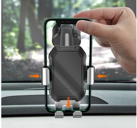 تصویر هولدر و پایه نگهدارنده گوشی بیسوس تانک مدل Baseus Tank Gravity Car Holder Baseus Tank Gravity Car Mount Holder with Suction Base SUYL-TK01