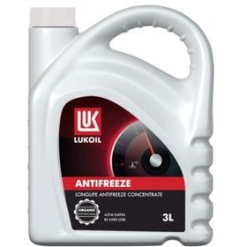 تصویر ضدیخ قرمز LONGLIFE ANTIFREEZ 3 LT RED COLORED لوک اویل LUKOIL 