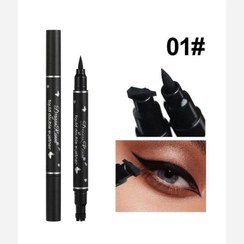 تصویر خط چشم طرح دار بی ام اف - ماه 