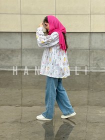 تصویر مانتو عروسکی مدل خرگوشی حانی گلی 