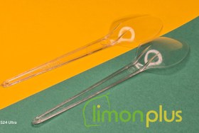 تصویر قاشق یکبار مصرف طرح لئون Leon spoon