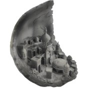 تصویر ماکت دکوری مدل شهر ماه 