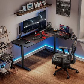 تصویر میز گیمینگ یوریکا Gaming Desk Eureka L60 R 