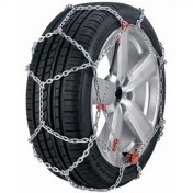 تصویر زنجیر چرخ زخیم یخ شکن دار (سایز رینگ 13) مناسب تمامی مدل های پراید / تیبا با رینگ 13 / پیکان / mwm 110 Thick ice-breaking wheel chain (rim size 13) suitable for all models of Pride / Tiba with 13-inch rims / Peykan / MWM 110