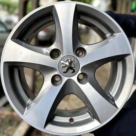 تصویر رینگ اسپرت سایز ۱۴ (۱۰۸×۴) ۰۰۸ رخ دودی اروند Sport wheel size 14"(4×108) MG Arvand