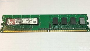 تصویر رم کینگستونKVR800D2N6 ظرفیت ۱ گیگابایت DDR2 فرکانس800 مگاهرتز DESKOP RAM DR2 KINGSTON KVR800D2N6