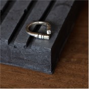 تصویر انگشتر نقره کد B10 