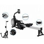 تصویر روئینگ باشگاهی پرقدرت و زیبا برند ایمپالس اورجینال مدل HSR005 powerful and beautiful club rowing machine, impulse original brand, model hsr005