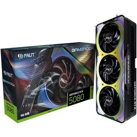 تصویر کارت گرافیکی Palit GeForce RTX™ 5080 GameRock Palit GeForce RTX™ 5080 GameRock 16G