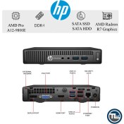 تصویر تین کلاینت استوک HP EliteDesk 705 G3 