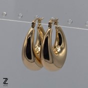 تصویر گوشواره تپل بزرگ ژوپینگ کد ۱۱۹۸ 