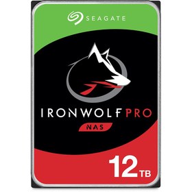 تصویر هارد اینترنال 12 ترابایت سیگیت مدل IronWolf Pro Seagate IronWolf Pro 12TB 7200RPM 256 MB SATA 3.0 NAS HDD