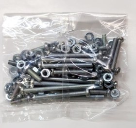 تصویر پیچ و مهره سایز ۳ بسته ۵۰ عددی 