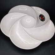 تصویر اردو خوری سرامیکی ۶خانه رز 