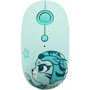 تصویر ماوس بی سیم سایلنت فوپاتو مدل F10 رنگ صورتی 