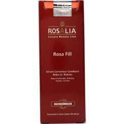 تصویر سرم پرکننده چروک رزالیا رزا فیل مناسب انواع پوست Rosalia Rosa Fill wrinkle Filler Serum for all skin types 30ml