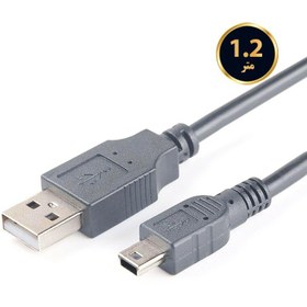 تصویر کابل مینی USB مسی و شیلددار 