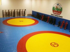 تصویر تشک کشتی با فوم 5CM روکش کره ای بدون کالاسکه ای ابعاد 7 در 7 