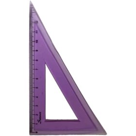 تصویر گونیا ژله ای 60 درجه پارس رسام Triangle Ruler 60 Degree