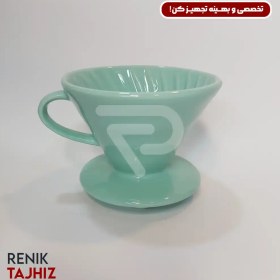 تصویر دریپر سرامیکی رنگی HARIO V60 (سایز2) 